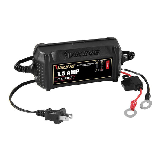 Chargeur de batterie embarqué VIKING 1,5 A, 6/12 V