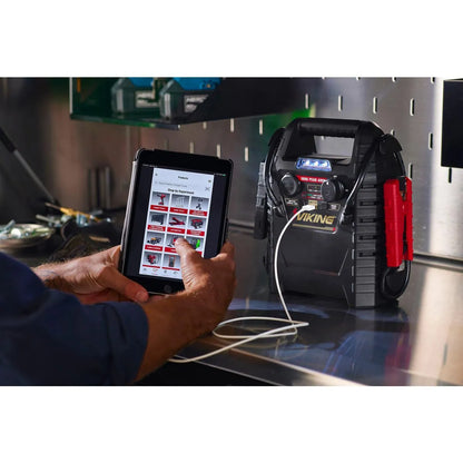 VIKING 1000 Amp Peak Multifunction Jump Starter and Power Supply with 150 PSI Air Compressor