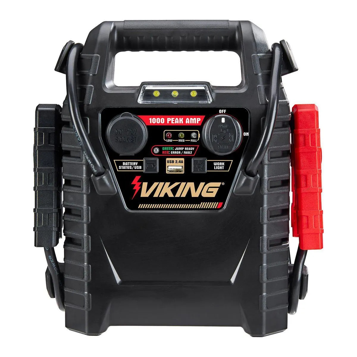 VIKING 1000 Amp Peak Multifunction Jump Starter and Power Supply with 150 PSI Air Compressor