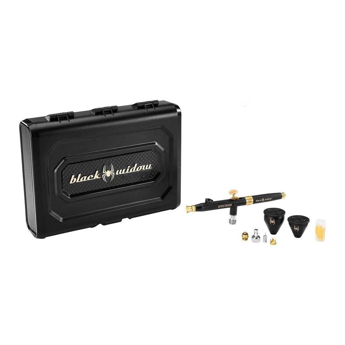 BLACK WIDOW DE SPECTRUM 0,3 mm, 0,5 mm Aérographe à alimentation par gravité à double action