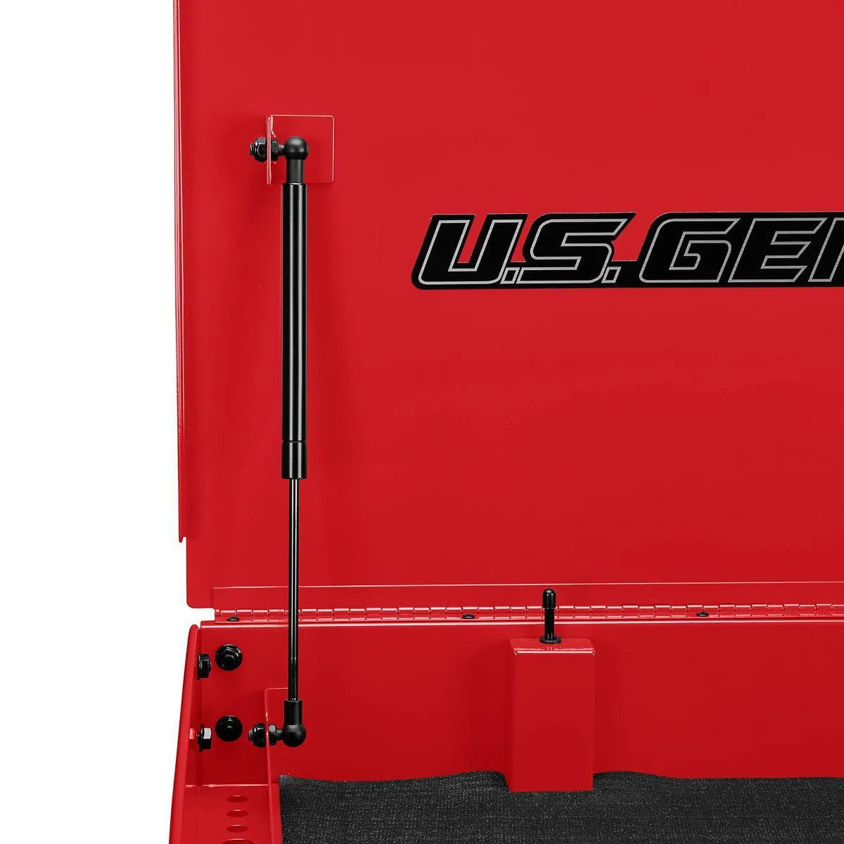 Chariot technique  30 po, 4 tiroirs, rouge - US GENERAL