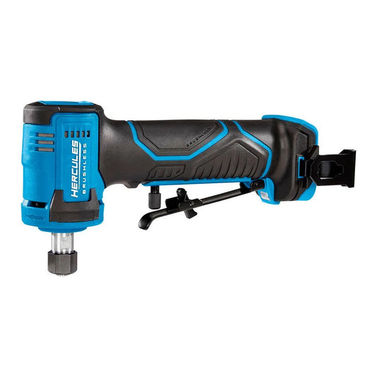 Meuleuse d'angle droite sans fil  12 V, 1/4 po, sans balais - Outil seul - HERCULES