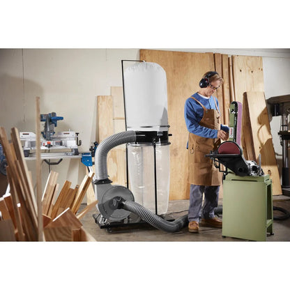 Dépoussiéreur de 35 gallons, à haut débit et à grande capacité de 5 microns -  CENTRAL MACHINERY