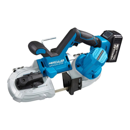 Scie à ruban compacte sans fil 20 V à vitesse variable - Outil uniquement - HERCULES