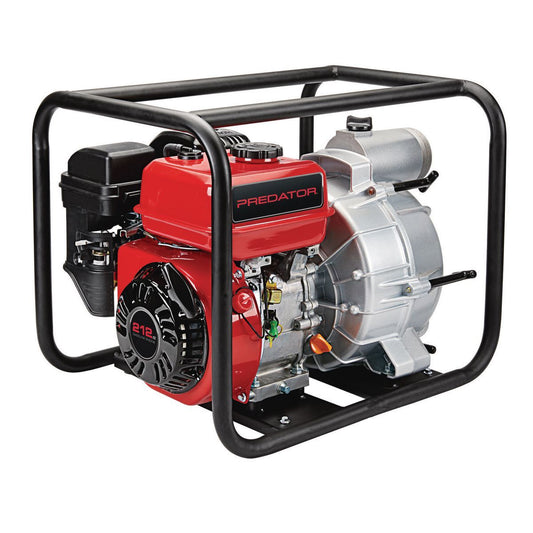 Pompe à eau semi-poubelle PREDATOR 3 po 212 cc avec moteur à essence - 290 GPM