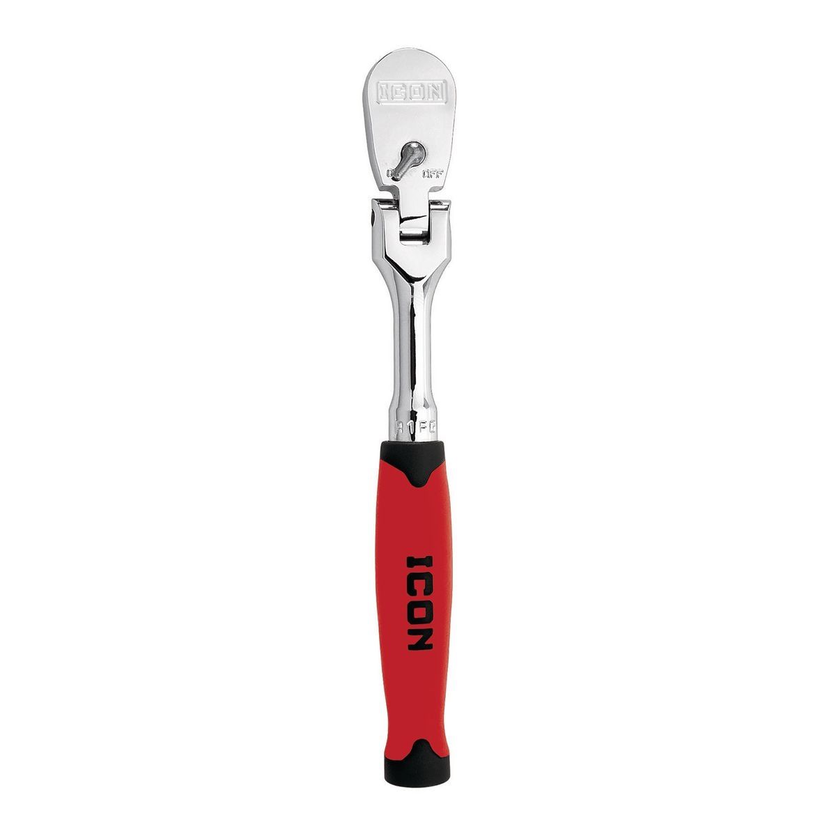 ICON 1/4" Professional Flex Head Ratchet Wrench with Comfort Grip