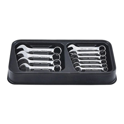 Jeu de clés mixtes métriques professionnelles Stubby, 10 pièces - ICON