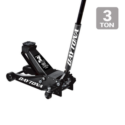 DAYTONA prof Rapid Pump® Low Profile Floor Jack, 3 Ton, Black