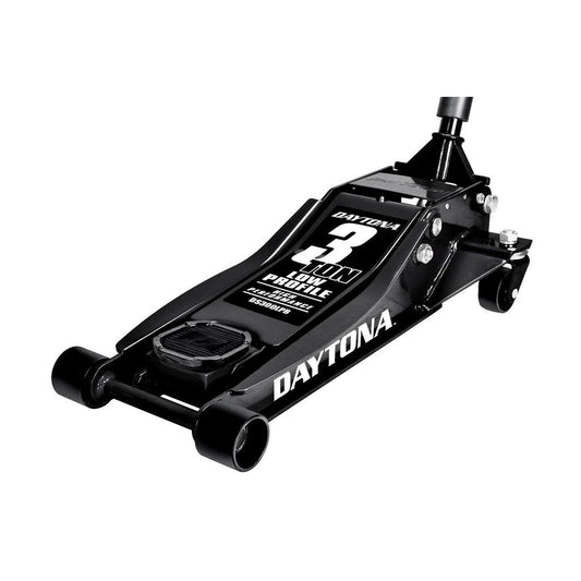 Cric de plancher Rapid Pump® à Profil Bas, 3 Tonnes, Noir - DAYTONA
