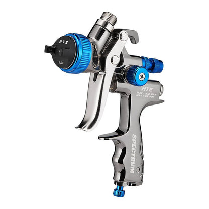 SPECTRUM Premium HTE gravity-fed pneumatic spray gun with side fan control