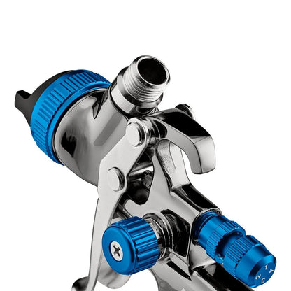 SPECTRUM Premium HTE gravity-fed pneumatic spray gun with side fan control