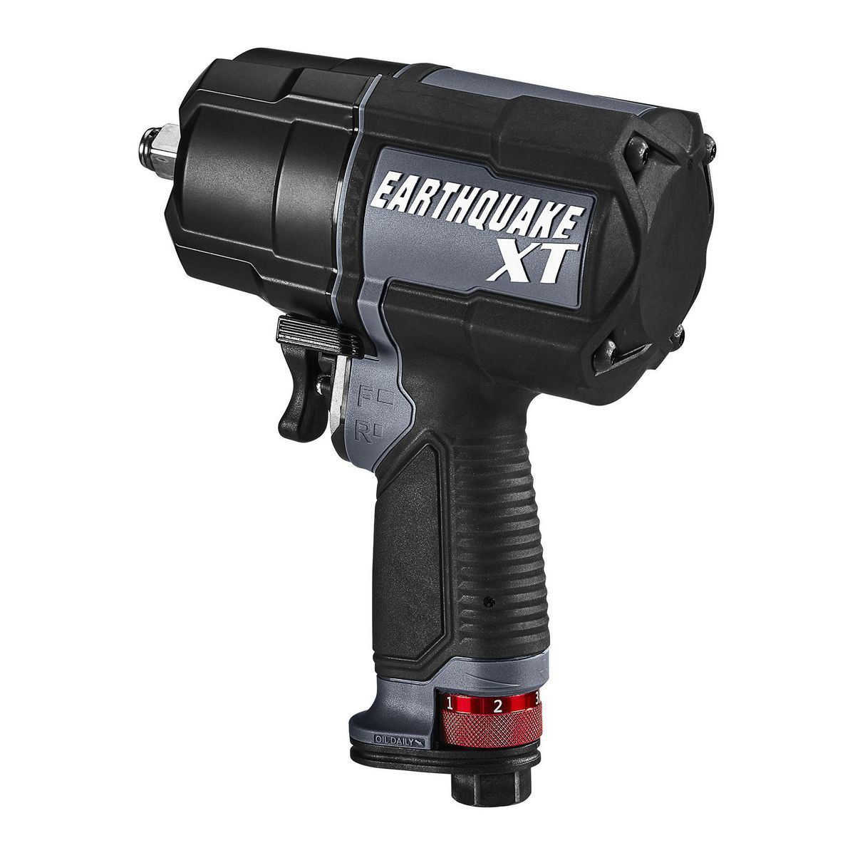 EARTHQUAKE XT 1/2 in. Composite Ultra High Torque Air Impact Wrench, Twin Hammer, 1,500 ft-lbs