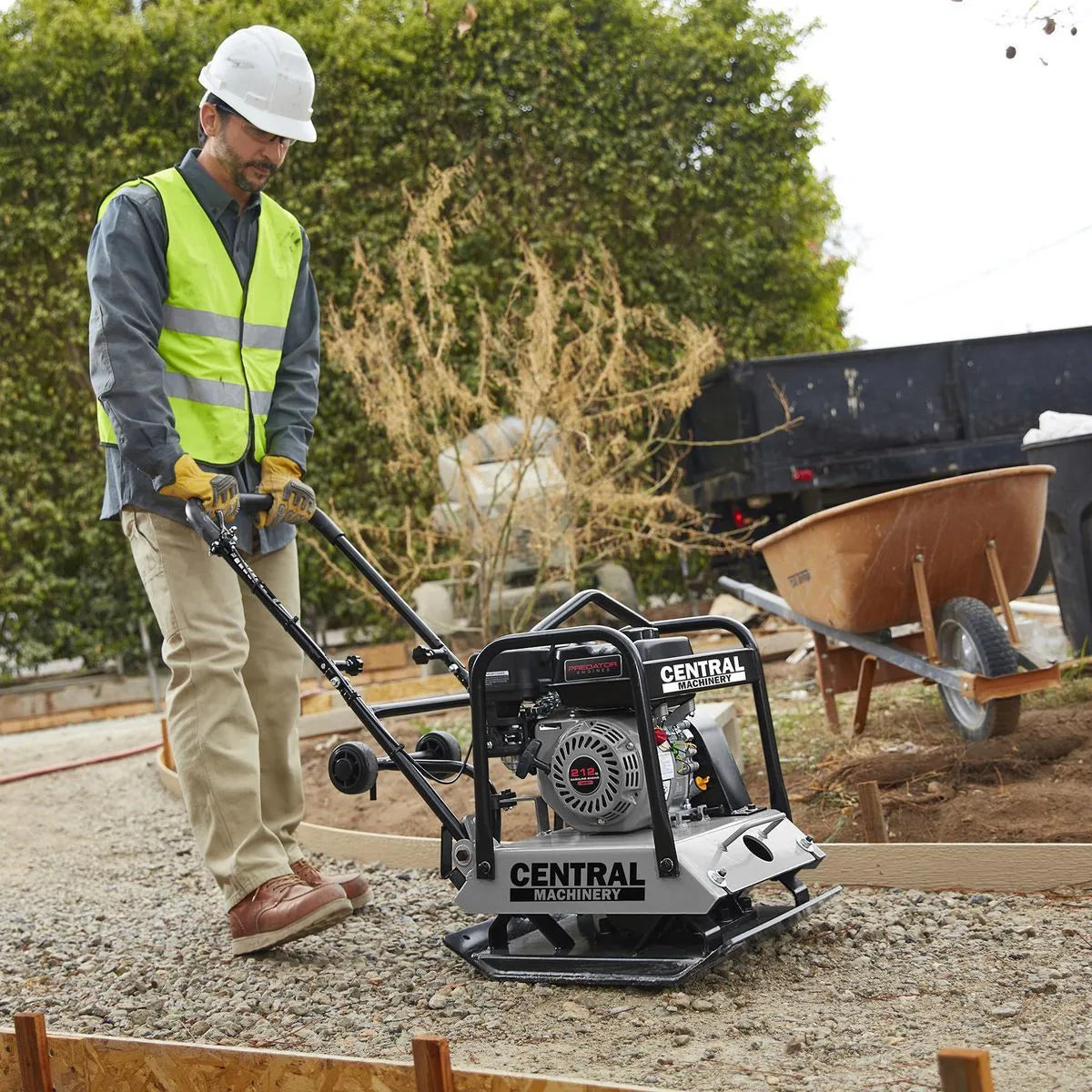 7 HP Plate Compactor - CENTRAL MACHINERY 