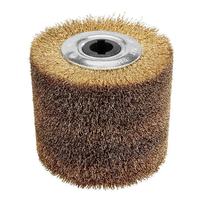 Tambour en fil d'acier ondulé HERCULES 4-1/2 po x 4 po x 3/4 po pour outils de conditionnement de surface