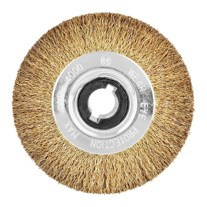 Tambour en fil d'acier ondulé HERCULES 4-1/2 po x 4 po x 3/4 po pour outils de conditionnement de surface