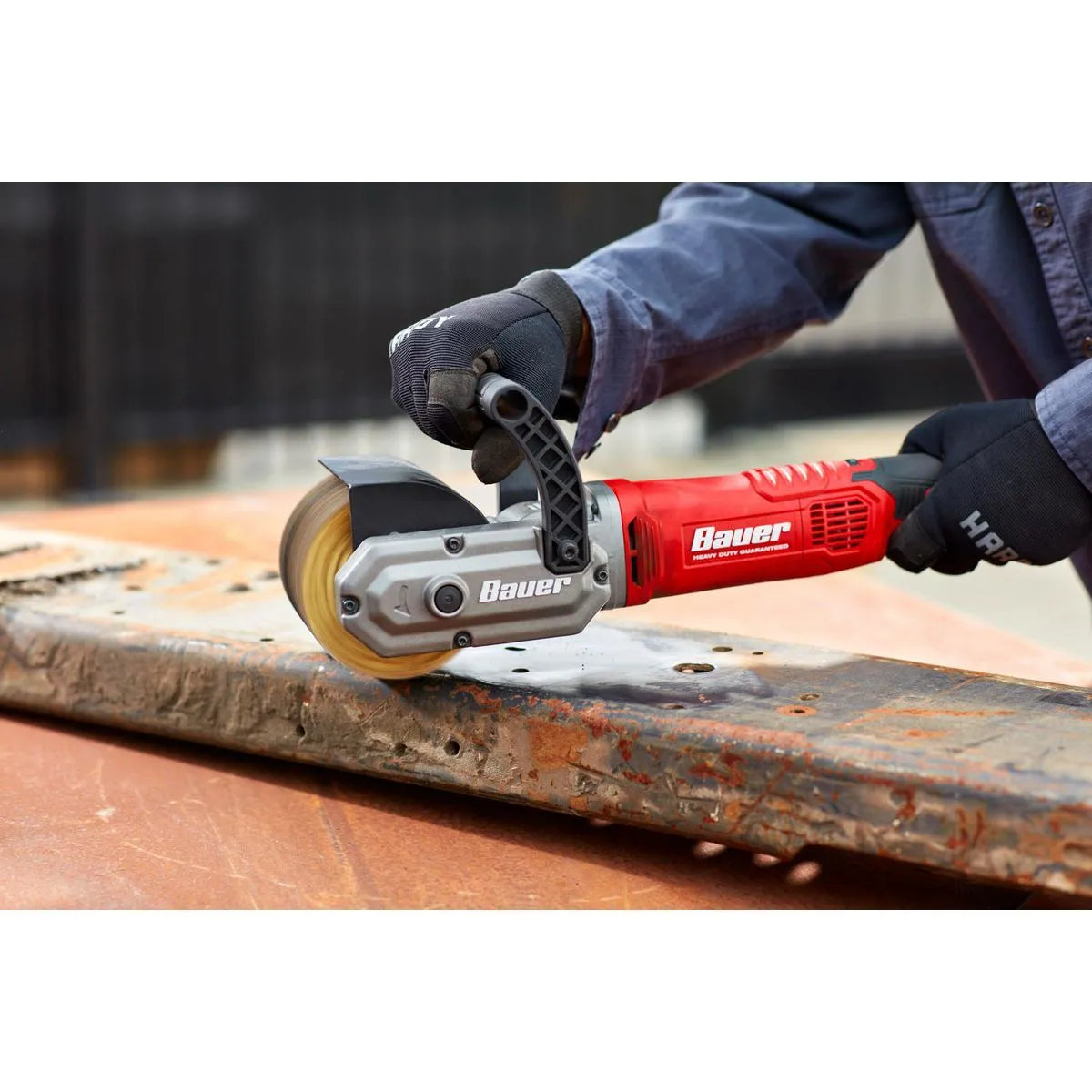 Tambour en fil d'acier ondulé HERCULES 4-1/2 po x 4 po x 3/4 po pour outils de conditionnement de surface