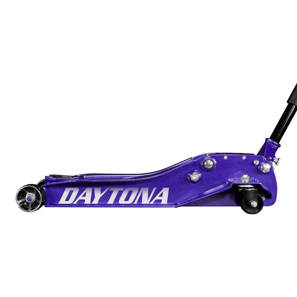 Cric hydraulique 3 tonnes à profil bas et ultra-résistant avec pompe rapide, violet métallisé - DAYTONA