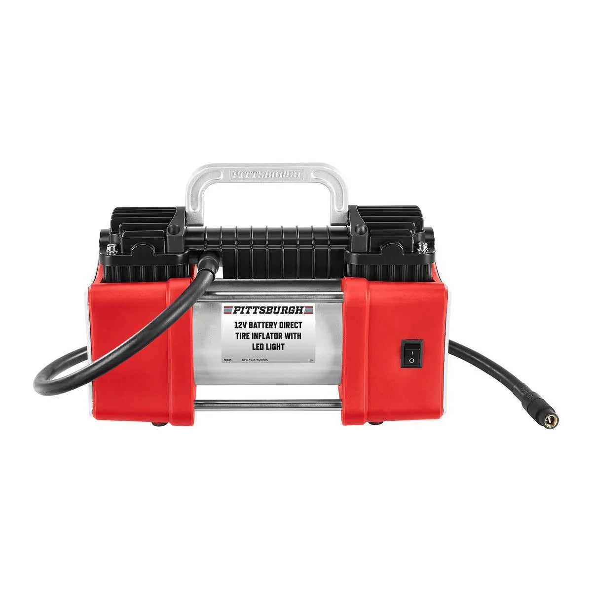 Gonfleur de pneus à batterie 12 V avec éclairage LED - PITTSBURGH