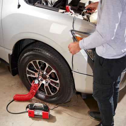 Gonfleur de pneus à batterie 12 V avec éclairage LED - PITTSBURGH