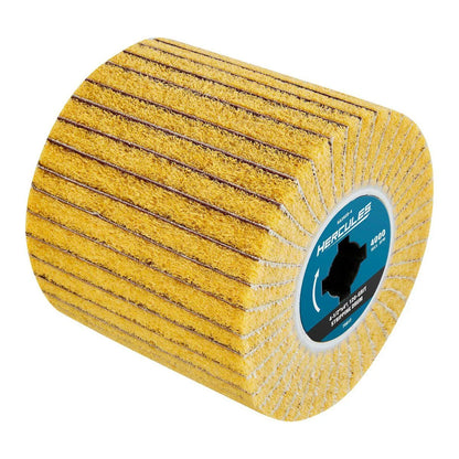 Tambour de décapage intercalé 4-1/2 po x 4 po x 3/4 po, grain 120 pour outils de conditionnement de surface - HERCULES