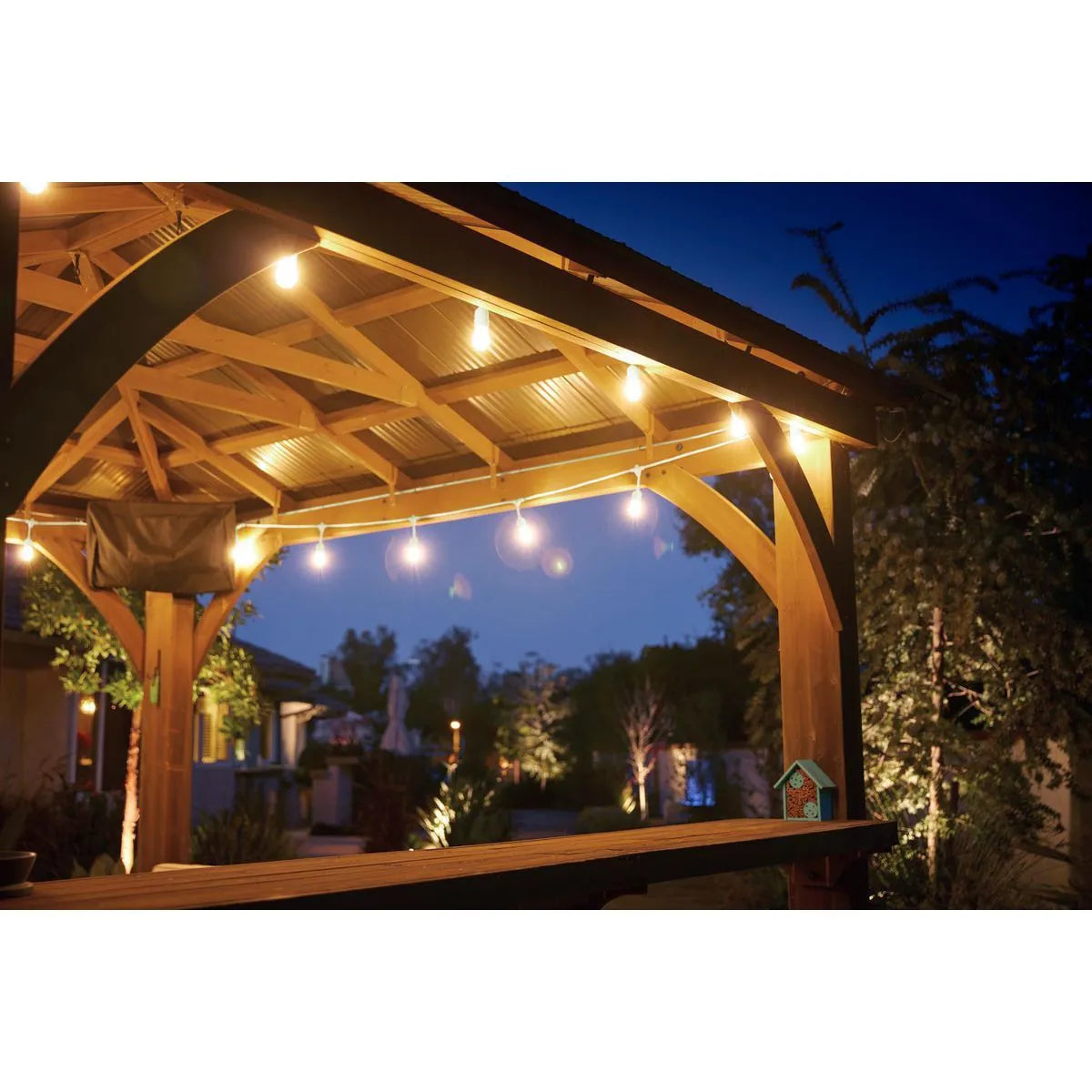 Guirlande lumineuse d'extérieur à DEL de 7,3 m, blanche - LUMINAR OUTDOOR