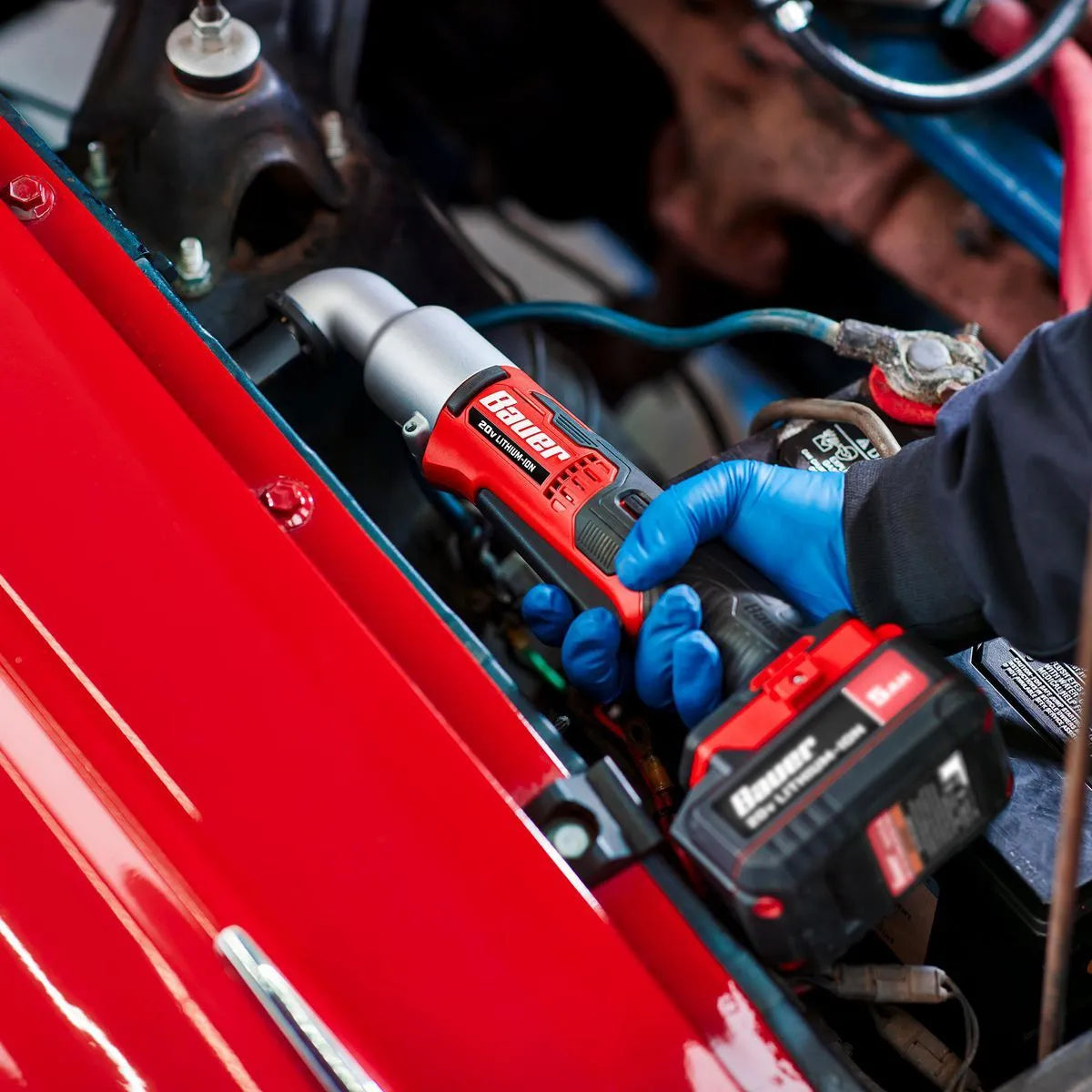 20V Cordless 3/8 in. Right Angle Impact Wrench (Tool Only) - BAUER