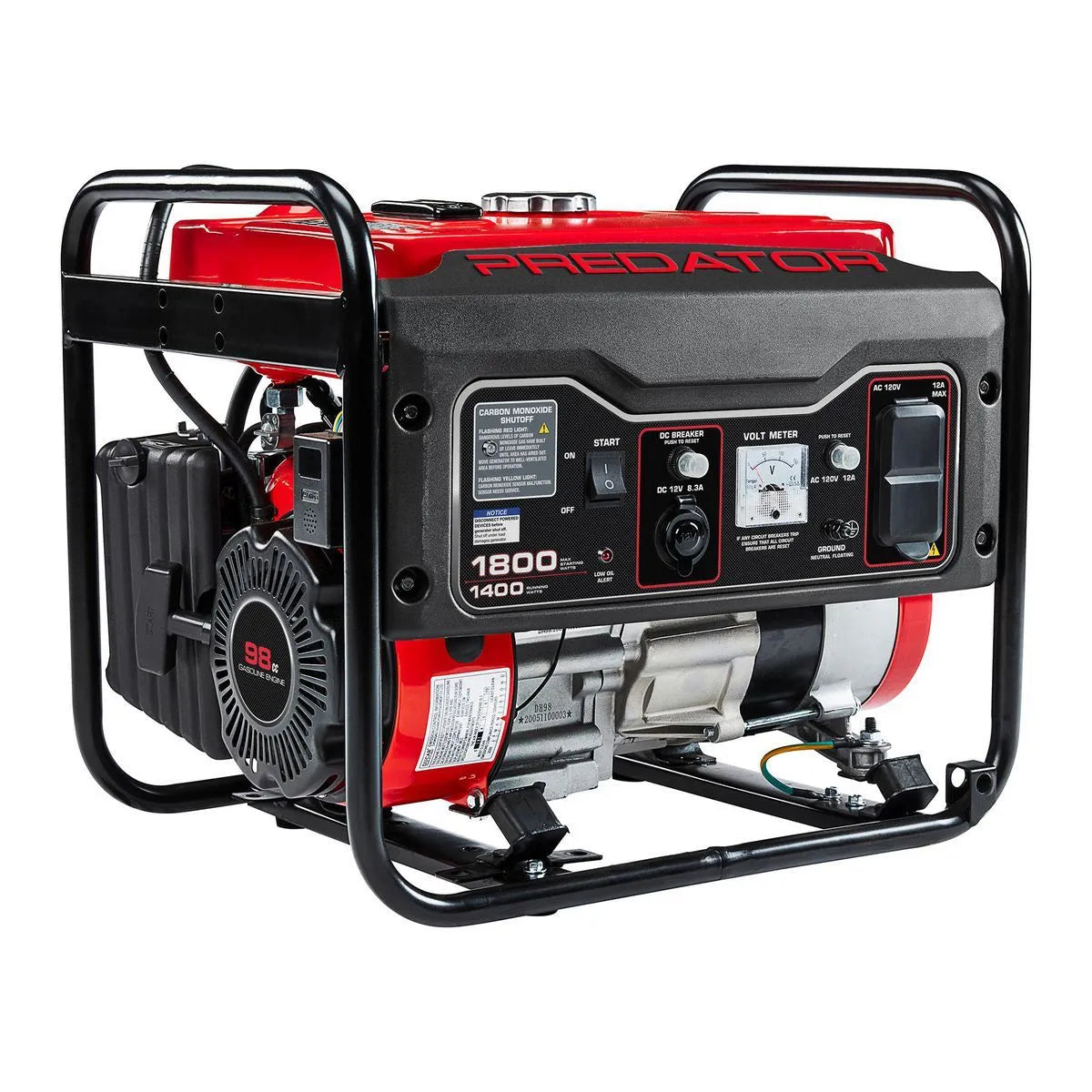 1800 Watt Portable Gasoline Generator - Predator