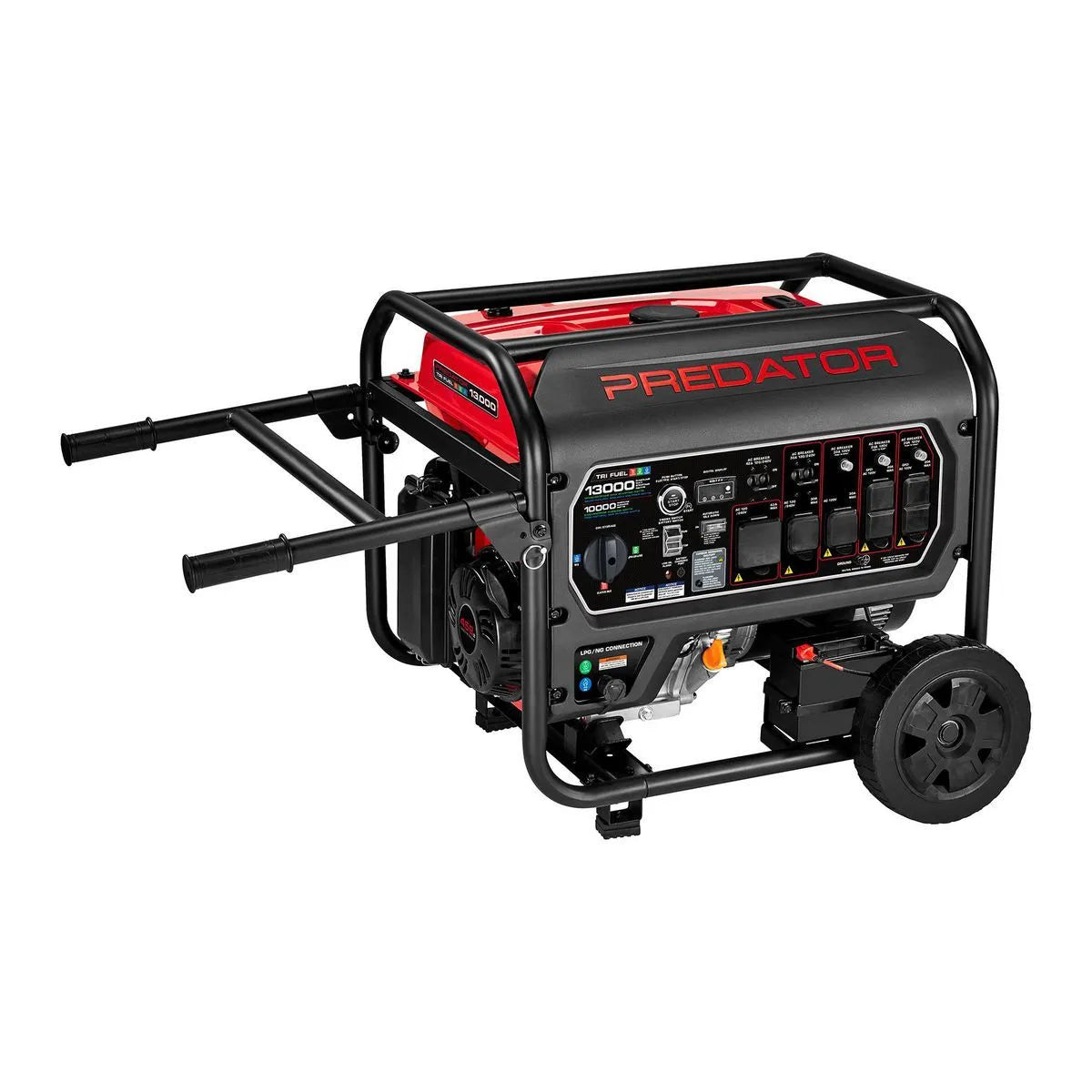 13,000 Watt Tri-Fuel Generator, Gasoline, Propane and Natural Gas - PREDATOR