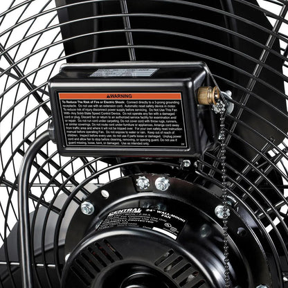 Ventilateur mural de 61 cm (24 po) - CENTRAL MACHINERY