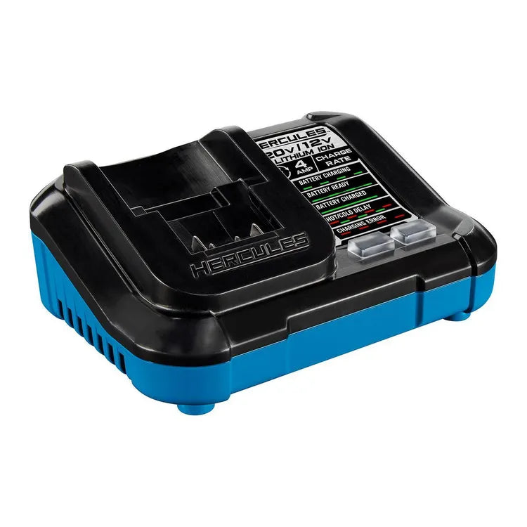 Chargeur de batterie double tension 20V/12V Lithium-Ion, 4 A - HERCULES