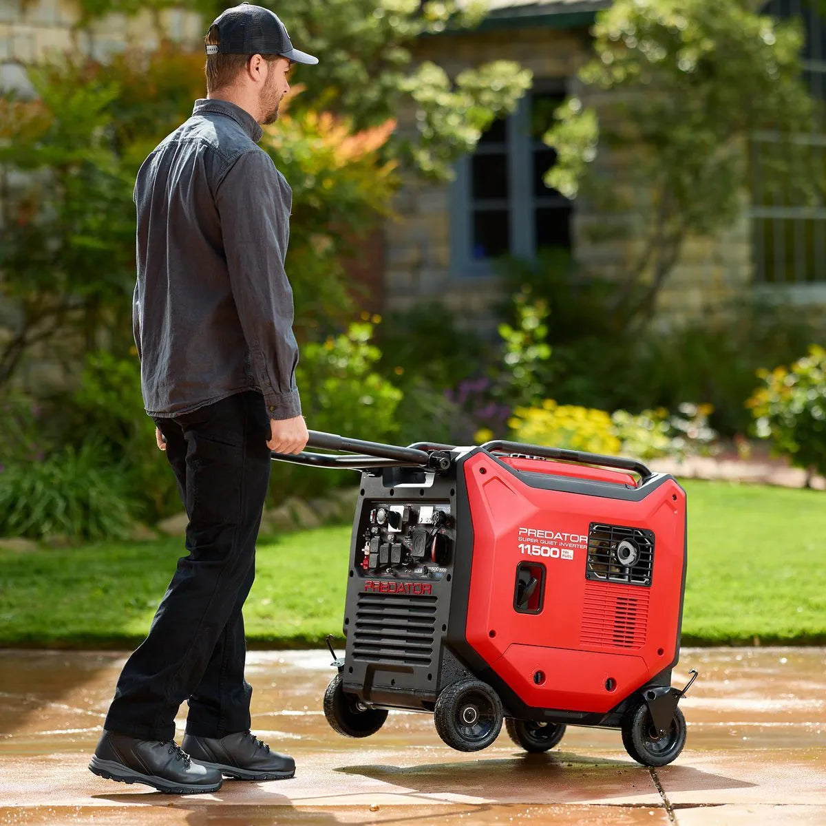 Génératrice onduleur tri-carburant ultra silencieuse 11 500 watts – PREDATOR