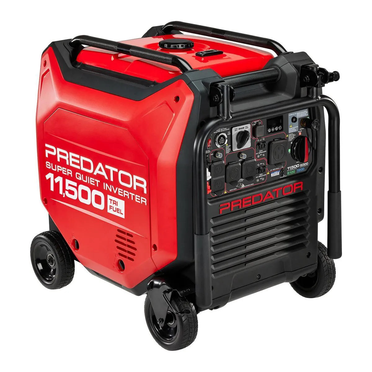 Génératrice onduleur tri-carburant ultra silencieuse 11 500 watts – PREDATOR