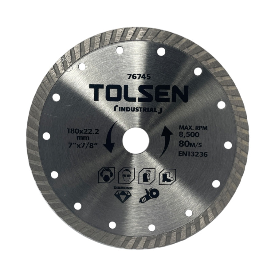 TOLSEN 7 inch diamond cutting blade