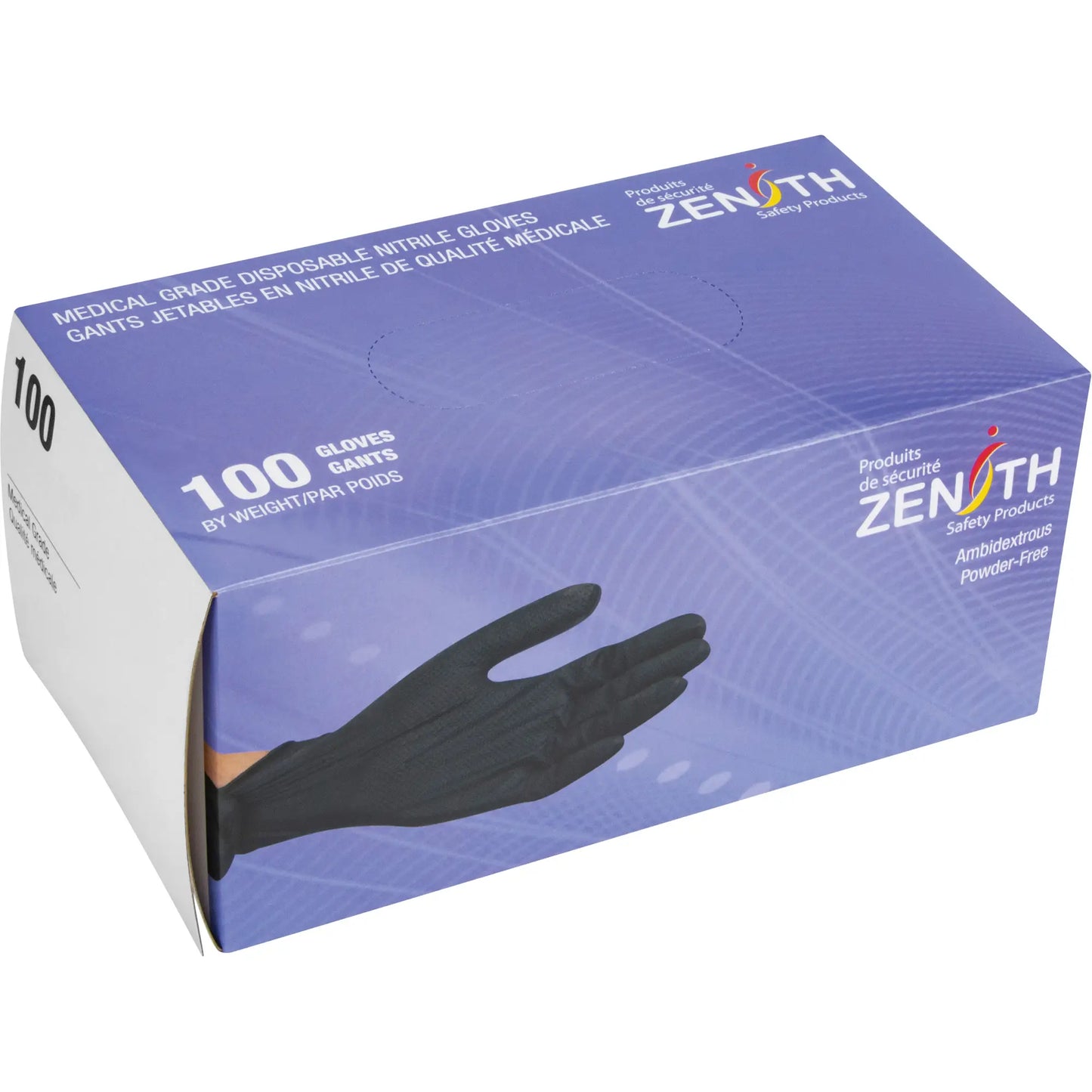 Gants nitrile robustes à prise tactile – Noir, 8 mils, TG - XL - Zenith