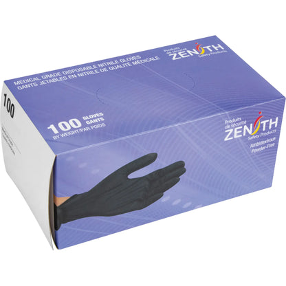 Gants nitrile robustes à prise tactile – Noir, 8 mils, TG - XL - Zenith