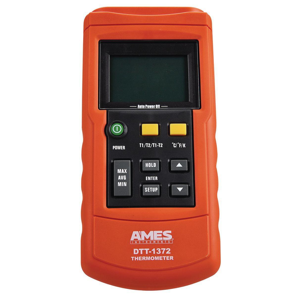 Thermomètre à contact à double entrée AMES DTT-1372 - sosoutils