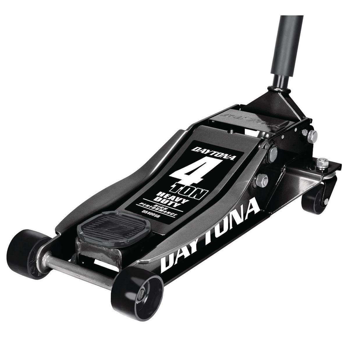 Cric à plancher DAYTONA professionnel Rapid Pump®, 4 Tonnes - Noir - sosoutils