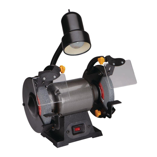 Meuleuse d'établi de 6 Po avec lampe CENTRAL MACHINERY - sosoutils