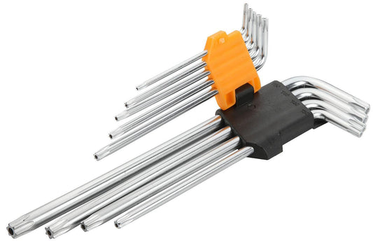 Jeu de 9 clés torx extra-long TOLSEN - sosoutils