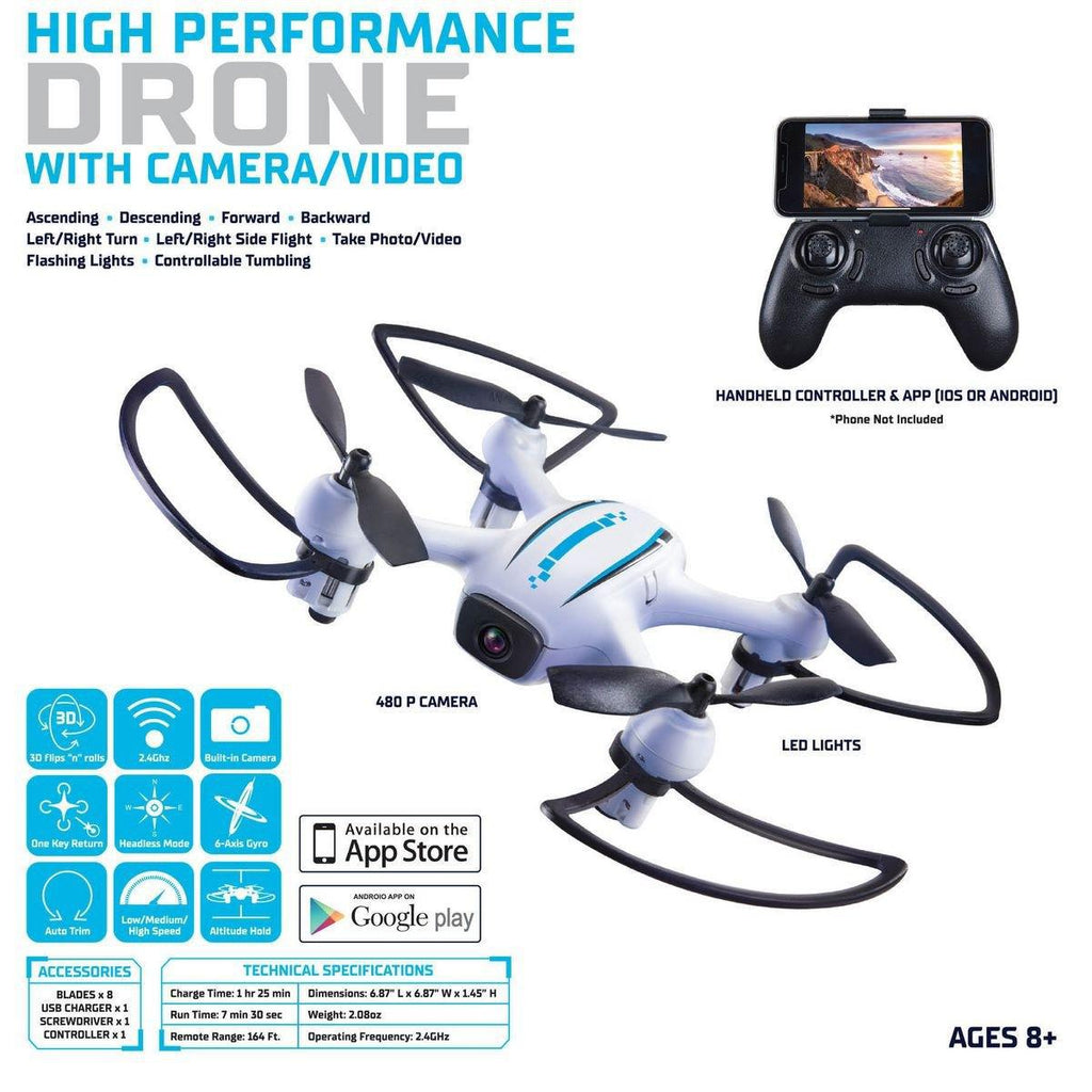 Drone haute performance avec caméra / Vidéo 480p - sosoutils