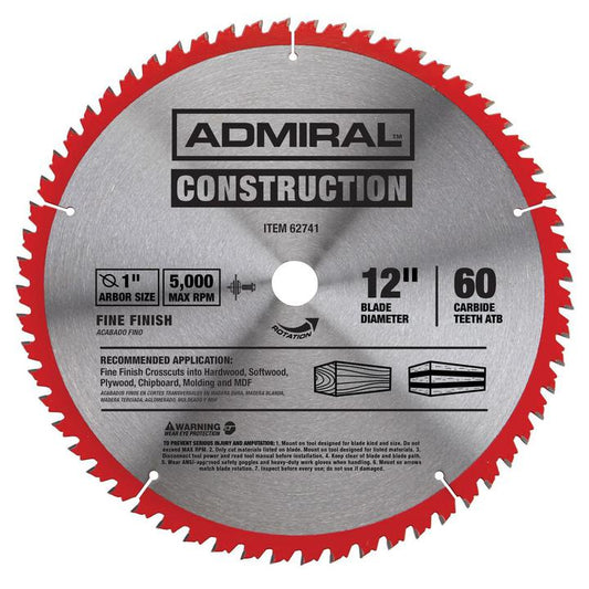 Lame De Scie Circulaire De Finition Fine, 12 Po, 60 T - sosoutils