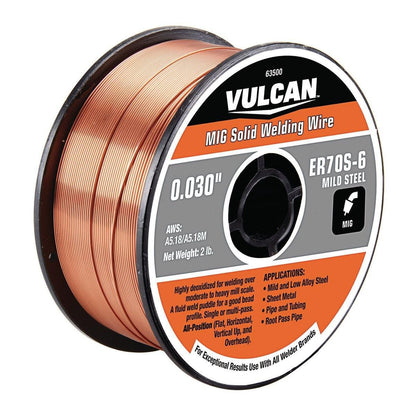 2Pack 11-lb Roll ER70S-6 .030 (0.8mm) Mild Steel MIG Welding Wire 2Pack 11-lb Roll ER70S-6 .030 (0.8mm) Mild Steel MIG Welding Wire