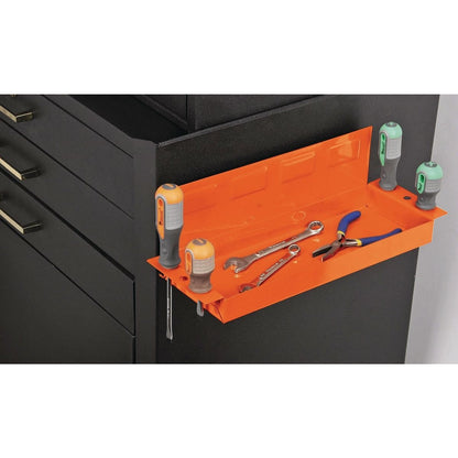 Plateau magnétique avec porte-tournevis, Orange-US GENERAL - sosoutils