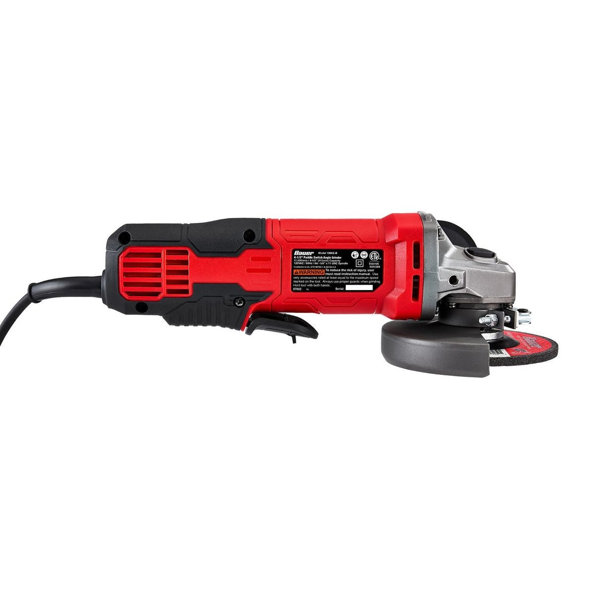 8 Amp 4-1/2 in. Trigger Grip Angle Grinder