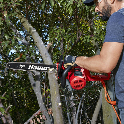 Scie à chaîne électrique 110V, 16 Po-BAUER - sosoutils