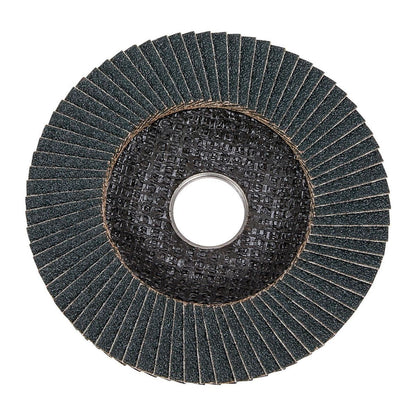 Disque à lamelles à grain 60 de 4-1/2 po x 7/8 po avec support en fibre de verre et grain de zircone - sosoutils