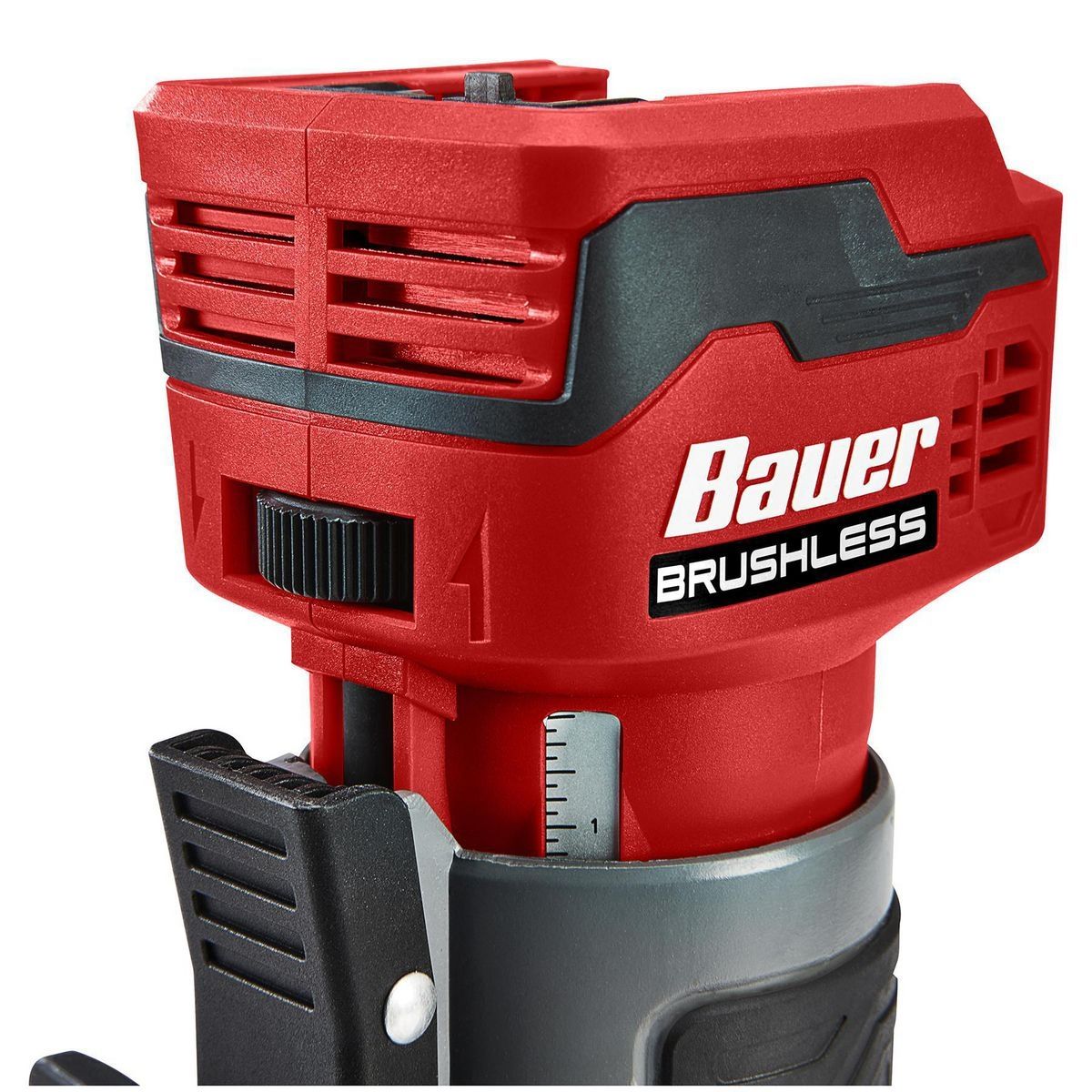 Bauer Compact Router Track Guide 20V Brushless Cordless Variable Speed Compact Router, Tool Only BAUE ...