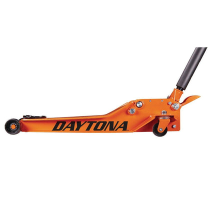 Cric de plancher professionnel Rapid Pump® à profil bas, longue portée, 3 Tonnes - Orange DAYTONA - sosoutils