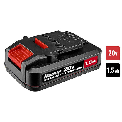 Batterie compacte BAUER HyperMax ™ Lithium 1,5 Ah 20V - sosoutils