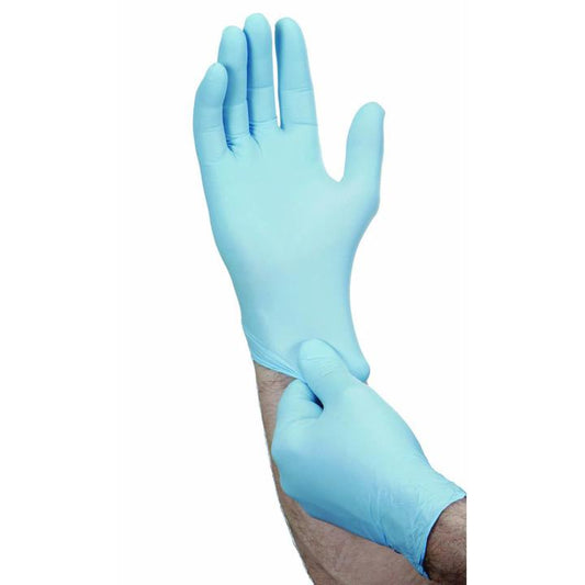 Gants en nitrile sans poudre de 5 mil 100 mcx Large - sosoutils